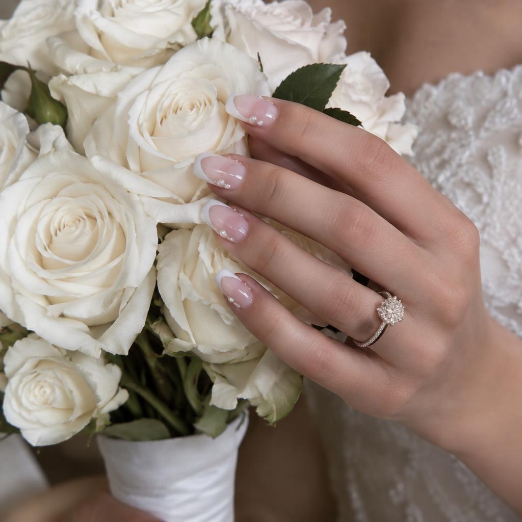 8 Bridal Nail Ideas That Photograph Beautifully